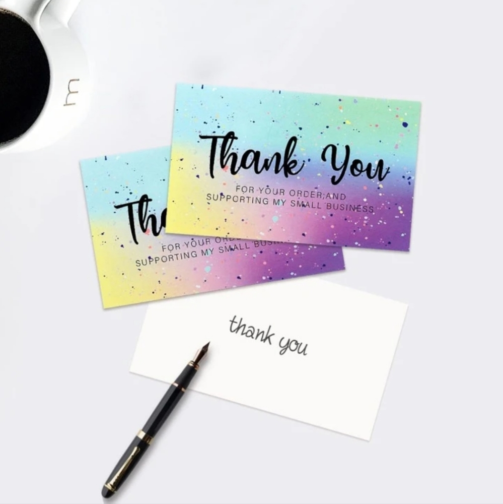 50 thank you cards - new in package